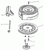 Toro 38172 - Powerlite Snowthrower, 2005 (250010001-250999999) Ersatzteile RECOIL STARTER ASSEMBLY NO. 590743 TECUMSEH HSK635 1723C