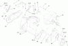 Toro 38172 - Powerlite Snowthrower, 2009 (290000001-290999999) Ersatzteile ENGINE, ROTOR HOUSING AND SIDEPLATE ASSEMBLY