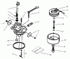 Toro 38173 - CCR Powerlite Snowthrower, 2002 (220000001-220999999) Ersatzteile CARBURETOR ASSEMBLY NO. 640086 TECUMSEH MODEL NO. HSK635 TYPE 1723A