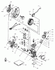 Toro 38173 - CCR Powerlite Snowthrower, 2002 (220000001-220999999) Ersatzteile ENGINE ASSEMBLY TECUMSEH MODEL NO. HSK635-1723A