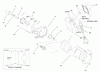 Toro 38173 - CCR Powerlite Snowthrower, 2002 (220000001-220999999) Ersatzteile MOTOR AND SWITCH HOUSING ASSEMBLY NO. 105-2957 (ONLY ON 38183)(230 VOLT)