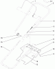 Toro 38173 - Powerlite Snowthrower, 2007 (270000001-270999999) Ersatzteile HANDLE AND LOWER SHROUD ASSEMBLY