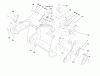 Toro 38175 - CCR Powerlite Snowthrower, 1998 (8900001-8999999) Ersatzteile ENGINE & WHEEL ASSEMBLY