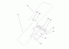 Toro 38175 - CCR Powerlite Snowthrower, 1998 (8900001-8999999) Ersatzteile HANDLE ASSEMBLY