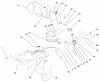 Toro 38176 - CCR Powerlite Snowthrower, 1997 (7900001-7999999) Ersatzteile CHUTE ASSEMBLY