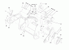 Toro 38176 - CCR Powerlite Snowthrower, 1998 (8900001-8999999) Ersatzteile ENGINE & WHEEL ASSEMBLY