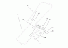 Toro 38176 - CCR Powerlite Snowthrower, 1998 (8900001-8999999) Ersatzteile HANDLE ASSEMBLY