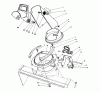 Toro 38180 - CCR 2000 Snowthrower, 1986 (6000001-6999999) Ersatzteile DISCHARGE CHUTE ASSEMBLY