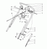 Toro 38180 - CCR 2000 Snowthrower, 1986 (6000001-6999999) Ersatzteile HANDLE ASSEMBLY