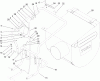 Toro 62925 - 206cc OHV Vacuum Blower, 2009 (290000001-290999999) Ersatzteile HANDLE AND VACUUM BAG ASSEMBLY