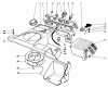 Toro 38180 - CCR 2000 Snowthrower, 1988 (8000001-8999999) Ersatzteile CONTROL PANEL & SHROUDING ASSEMBLY