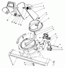 Toro 38180 - CCR 2000 Snowthrower, 1988 (8000001-8999999) Ersatzteile DISCHARGE CHUTE ASSEMBLY