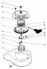 Toro 38180 - CCR 2000 Snowthrower, 1988 (8000001-8999999) Ersatzteile RECOIL STARTER ASSEMBLY