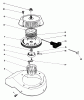Toro 38180C - CCR 2000 Snowthrower, 1989 (9000001-9999999) Ersatzteile RECOIL STARTER ASSEMBLY