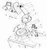 Toro 38180 - CCR 2000 Snowthrower, 1990 (0000001-0007973) Ersatzteile DISCHARGE CHUTE ASSEMBLY