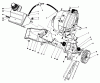 Toro 38180 - CCR 2000 Snowthrower, 1990 (0000001-0007973) Ersatzteile ENGINE & MAIN FRAME ASSEMBLY