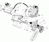 Toro 38180 - CCR 2000 Snowthrower, 1991 (1000001-1999999) Ersatzteile ENGINE & MAIN FRAME ASSEMBLY