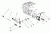Toro 38180 - CCR 2000 Snowthrower, 1991 (1000001-1999999) Ersatzteile GOVERNOR ASSEMBLY (ENGINE MODEL NO. 47PL0-4, 47PK9-4, 47PH7-4)