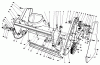 Toro 38180 - CCR 2000 Snowthrower, 1991 (1000001-1999999) Ersatzteile HOUSING ASSEMBLY
