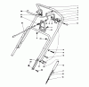 Toro 38181 - CCR 2000 Snowthrower, 1992 (2000001-2999999) Ersatzteile HANDLE ASSEMBLY