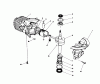Toro 38181 - CCR 2000 Snowthrower, 1992 (2000001-2999999) Ersatzteile SHORT BLOCK ASSEMBLY (ENGINE MODEL NO. 47PM1-4)