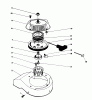 Toro 38181 - CCR 2000 Snowthrower, 1993 (3900001-3999999) Ersatzteile RECOIL STARTER ASSEMBLY (ENGINE MODEL NO. 47PM1-4)
