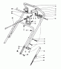 Toro 38180 - CCR 2000 Snowthrower, 1994 (4900001-4999999) Ersatzteile HANDLE ASSEMBLY