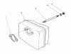Toro 38180 - CCR 2000 Snowthrower, 1994 (4900001-4999999) Ersatzteile MUFFLER ASSEMBLY MODEL NO. 47PP3-4