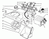 Toro 38181 - CCR 2000 Snowthrower, 1996 (6900001-6999999) Ersatzteile CONTROL PANEL & SHROUDING ASSEMBLY