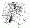 Toro 38181 - CCR 2000 Snowthrower, 1996 (6900001-6999999) Ersatzteile DRIVE ASSEMBLY