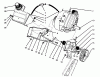 Toro 38181 - CCR 2000 Snowthrower, 1996 (6900001-6999999) Ersatzteile ENGINE & MAIN FRAME ASSEMBLY