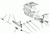 Toro 38181 - CCR 2000 Snowthrower, 1996 (6900001-6999999) Ersatzteile GOVERNOR ASSEMBLY MODEL NO. 47PS5-4