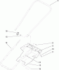 Toro 38182 - Powerlite Snowthrower, 2004 (240000001-240999999) Ersatzteile HANDLE AND LOWER SHROUD ASSEMBLY
