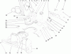 Toro 38182 - Powerlite Snowthrower, 2004 (240000001-240999999) Ersatzteile HOUSING, UPPER SHROUD, AND CHUTE ASSEMBLY