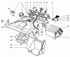 Toro 38185 - CCR 2000 Snowthrower, 1987 (7000001-7999999) Ersatzteile CONTROL PANEL & SHROUDING ASSEMBLY