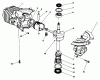 Toro 38185 - CCR 2000 Snowthrower, 1987 (7000001-7999999) Ersatzteile SHORT BLOCK ASSEMBLY
