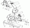 Toro 38185C - CCR 2000 Snowthrower, 1988 (8000001-8999999) Ersatzteile DISCHARGE CHUTE ASSEMBLY