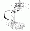 Toro 38185C - CCR 2000 Snowthrower, 1988 (8000001-8999999) Ersatzteile FLYWHEEL & MAGNETO ASSEMBLY