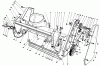 Toro 38185C - CCR 2000 Snowthrower, 1988 (8000001-8999999) Ersatzteile HOUSING ASSEMBLY