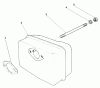 Toro 38185C - CCR 2000 Snowthrower, 1989 (9000001-9999999) Ersatzteile MUFFLER ASSEMBLY