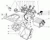 Toro 38186 - CCR 2000 Snowthrower, 1990 (0000001-0999999) Ersatzteile CONTROL PANEL & SHROUDING ASSEMBLY