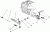 Toro 38186 - CCR 2000 Snowthrower, 1990 (0000001-0999999) Ersatzteile GOVERNOR ASSEMBLY (ENGINE MODEL NO. 47PK9)