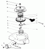 Toro 38186 - CCR 2000 Snowthrower, 1990 (0000001-0999999) Ersatzteile RECOIL STARTER ASSEMBLY (ENGINE MODEL NO. 47PK9)