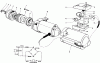 Toro 38186 - CCR 2000 Snowthrower, 1990 (0000001-0999999) Ersatzteile STARTER MOTOR & SWITCH HOUSING ASSEMBLY