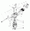 Toro 38186 - CCR 2000 Snowthrower, 1992 (2000001-2999999) Ersatzteile CARBURETOR ASSEMBLY (ENGINE MODEL NO. 47PM1-5)