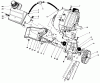 Toro 38186 - CCR 2000 Snowthrower, 1992 (2000001-2999999) Ersatzteile ENGINE & MAIN FRAME ASSEMBLY