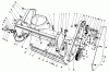 Toro 38186 - CCR 2000 Snowthrower, 1992 (2000001-2999999) Ersatzteile HOUSING ASSEMBLY