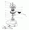 Toro 38186 - CCR 2000 Snowthrower, 1992 (2000001-2999999) Ersatzteile RECOIL STARTER ASSEMBLY (ENGINE MODEL NO. 47PM1-5)