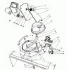 Toro 38186 - CCR 2000 Snowthrower, 1993 (3900001-3999999) Ersatzteile DISCHARGE CHUTE ASSEMBLY