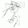 Toro 38186 - CCR 2000 Snowthrower, 1993 (3900001-3999999) Ersatzteile HANDLE ASSEMBLY